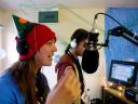 Emma and team Zissou on the mike